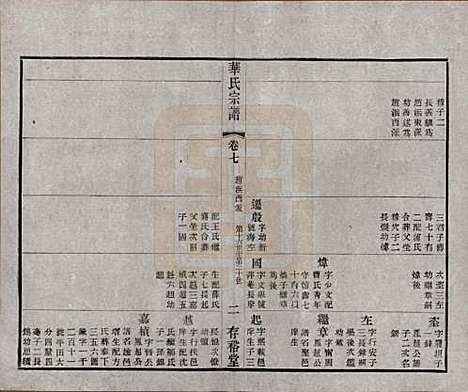 江苏[华姓] 华氏通四三省公支宗谱十五卷首三卷末一卷 — 清宣统三年（1911）_七.pdf