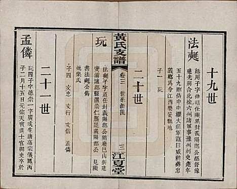 湖南[黄姓] 长沙尊阳黄氏支谱十一卷卷首一卷 — 民国七年（1918）_三.pdf