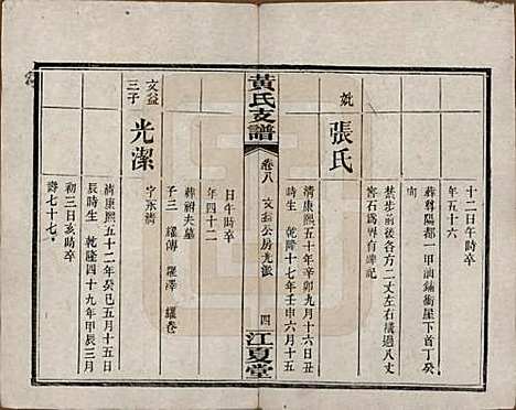 湖南[黄姓] 长沙尊阳黄氏支谱十一卷卷首一卷 — 民国七年（1918）_八.pdf