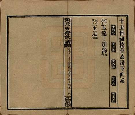 湖南[黄姓] 黄氏五修族谱十八卷 — 民国三十六年（1947）_十七.pdf