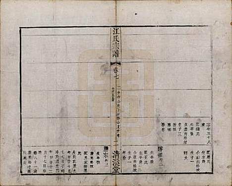 江苏[江姓] 江氏宗谱十二卷 — 清道光二十三年（1843）_七.pdf