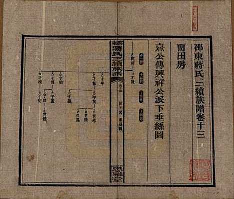 湖南[蒋姓] 邵东蒋氏三续族谱 — 民国22年（1933）_十三.pdf