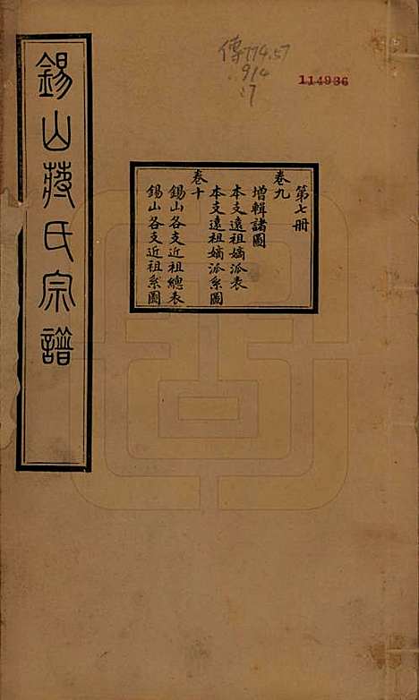 江苏[蒋姓] 锡山蒋氏宗谱三十卷首一卷 — 民国十一年（1922）_九.pdf