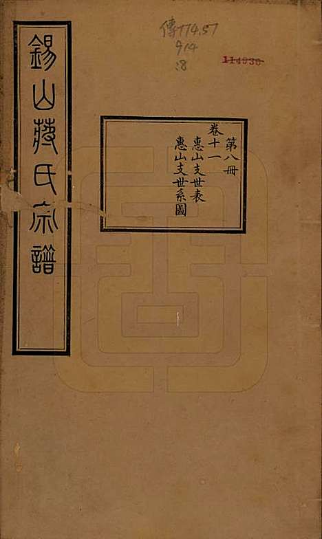 江苏[蒋姓] 锡山蒋氏宗谱三十卷首一卷 — 民国十一年（1922）_十一.pdf