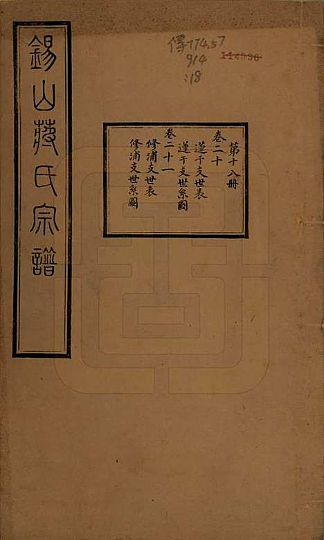 江苏[蒋姓] 锡山蒋氏宗谱三十卷首一卷 — 民国十一年（1922）_二十.pdf