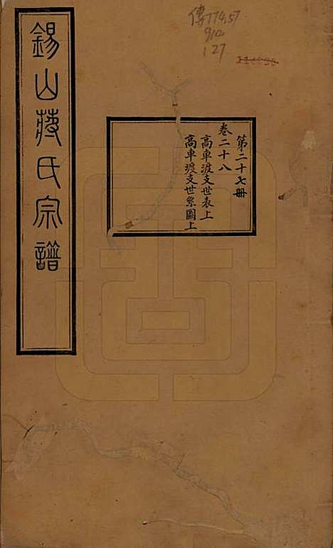 江苏[蒋姓] 锡山蒋氏宗谱三十卷首一卷 — 民国十一年（1922）_二十八.pdf