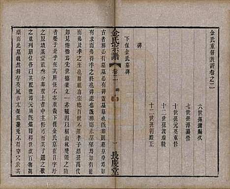 中国[金姓] 金氏宗谱十八卷 — 清光绪九年（1883）_二.pdf