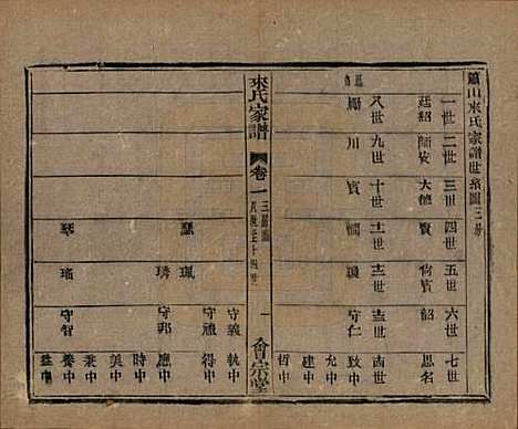 浙江[来姓] 萧山来氏家谱五十卷首一卷 — 民国十年（1921）G401.pdf