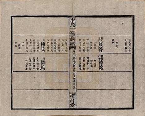 湖南[李姓] 李氏三修族谱 — 民国27年（1938）_十二.pdf