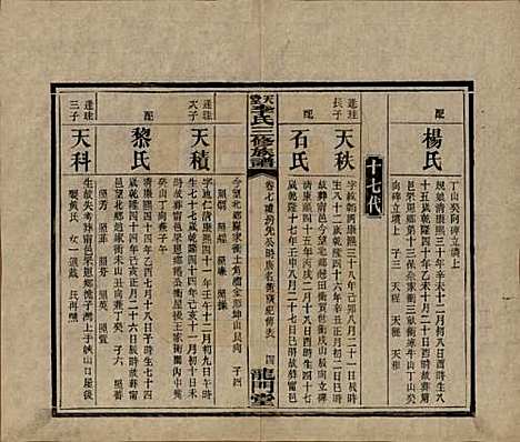 湖南[李姓] 天堂李氏三修族谱 — 民国35年（1946）_七.pdf