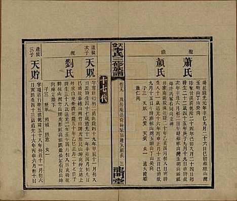 湖南[李姓] 天堂李氏三修族谱 — 民国35年（1946）_十九.pdf