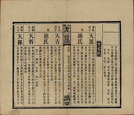 湖南[李姓] 天堂李氏三修族谱 — 民国35年（1946）_四十三.pdf