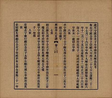 浙江[李姓] 西塘李氏支谱六卷 — 民国十二年（1923）_二.pdf