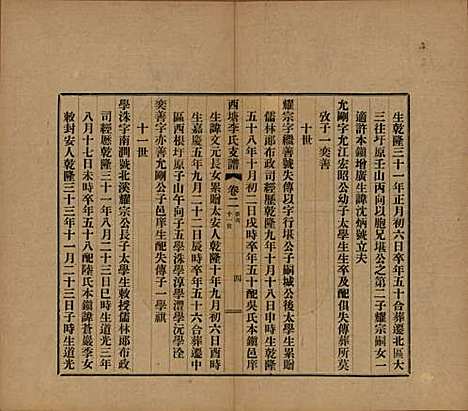 浙江[李姓] 西塘李氏支谱六卷 — 民国十二年（1923）_二.pdf