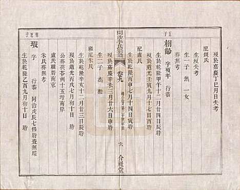 江苏[李姓] 丹徒开沙李氏宗谱三十卷首一卷末一卷 — 民国十四年（1925）_九.pdf