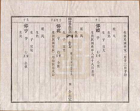 江苏[李姓] 丹徒开沙李氏宗谱三十卷首一卷末一卷 — 民国十四年（1925）_十七.pdf