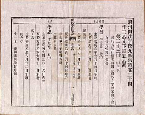 江苏[李姓] 丹徒开沙李氏宗谱三十卷首一卷末一卷 — 民国十四年（1925）_二十四.pdf