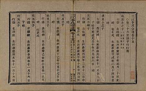 浙江[李姓] 三江李氏宗谱十七卷首—卷末—卷 — 清道光十年(1830)_十五.pdf