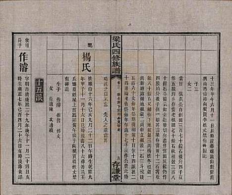 浙江[梁姓] 洋湖梁氏四修族谱 — 民国26年[1937]_三.pdf