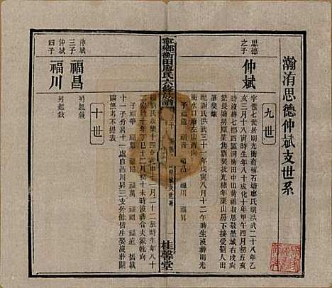 湖南[廖姓] 宁乡衡田廖氏六修族谱十九卷首三卷 — 民国三十六年(1947)_十.pdf