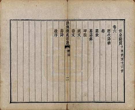 山西[刘姓] 洪洞刘氏宗谱 — 嘉庆十五年（1810）_一.pdf