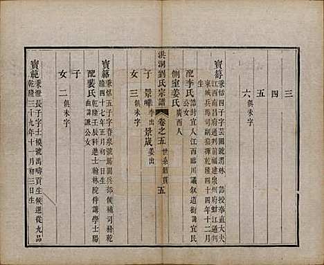 山西[刘姓] 洪洞刘氏宗谱 — 嘉庆十五年（1810）_五.pdf