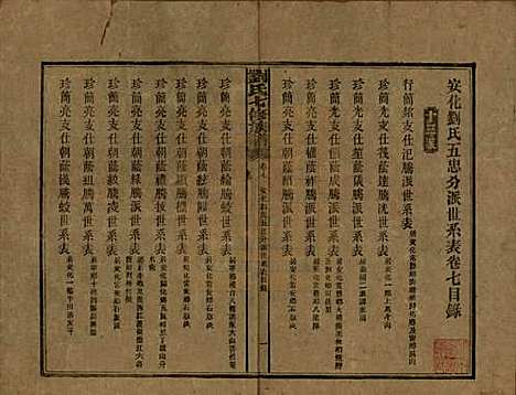 湖南[刘姓] 刘氏七修族谱二十四卷卷首一卷 — 民国二十年（1931）_七.pdf