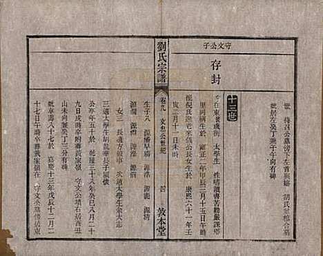 安徽[刘姓] 刘氏宗谱十四卷 — 清光绪八年（1882）_九.pdf