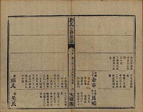 湖南[刘姓] 刘氏三修族谱十卷首一卷末一卷 — 清光绪二年（1876）_三.pdf