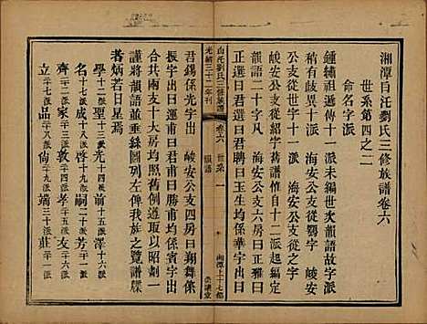 湖南[刘姓] 湘潭白汑刘氏三修族谱二十卷 — 清光绪三十二年（1906）_六.pdf