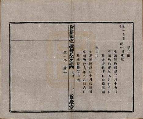 浙江[柳姓] 会稽张家沥柳氏宗谱四卷 — 民国十四年（1925）_二.pdf