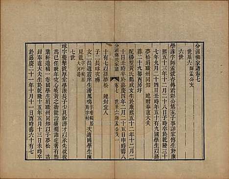 江苏[柳姓] 分湖柳氏家谱十卷 — 清道光二十一年（1841）_七.pdf