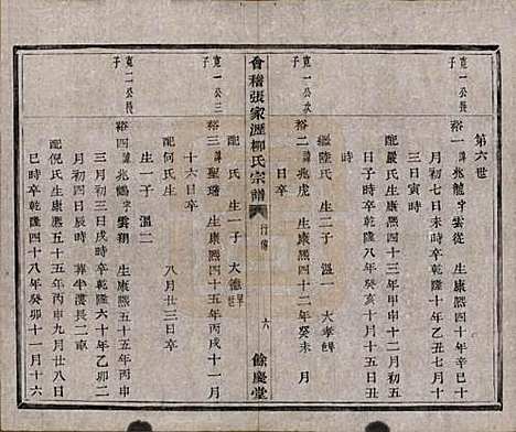 浙江[柳姓] 会稽张家沥柳氏宗谱不分卷 — 清咸丰七年（1857）_二.pdf