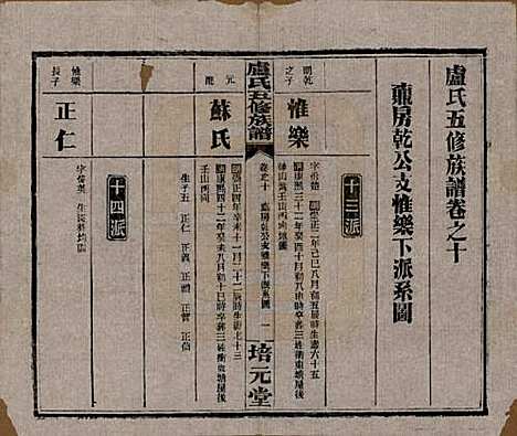 湖南[卢姓] 卢氏五修族谱十四卷 — 民国三十六年（1947）_十.pdf