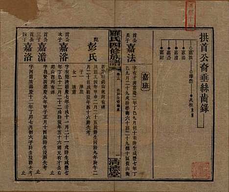 湖南[罗姓] 罗氏四修族谱 — 民国20年[1931]_十三.pdf