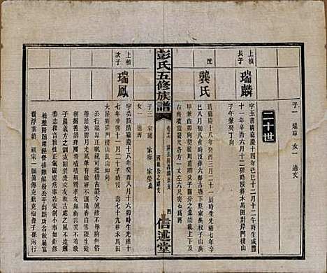 湖南[彭姓] 彭氏五修族谱 — 民国14年[1925]_十七.pdf