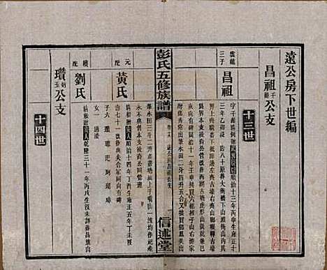 湖南[彭姓] 彭氏五修族谱 — 民国14年[1925]_十九.pdf