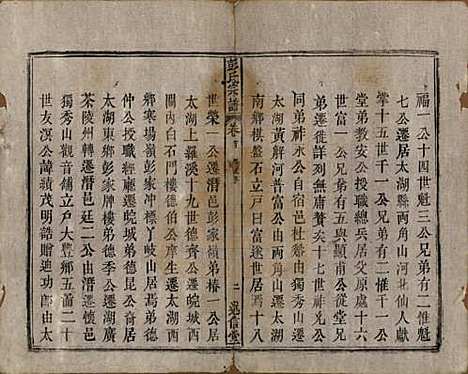 安徽[彭姓] 彭氏宗谱二十五卷首一卷末一卷 — 清同治六年（1867）_一.pdf