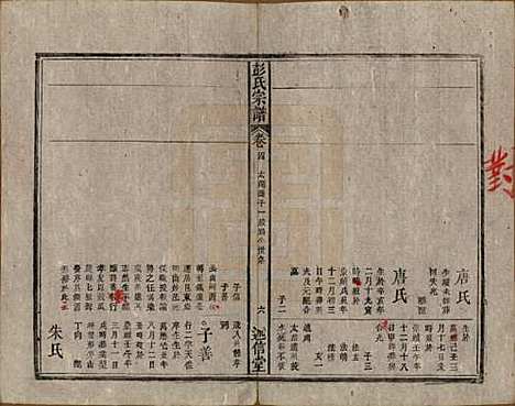 安徽[彭姓] 彭氏宗谱二十五卷首一卷末一卷 — 清同治六年（1867）_五.pdf