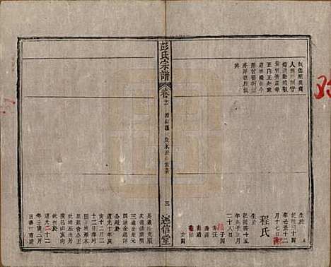 安徽[彭姓] 彭氏宗谱二十五卷首一卷末一卷 — 清同治六年（1867）_十一.pdf