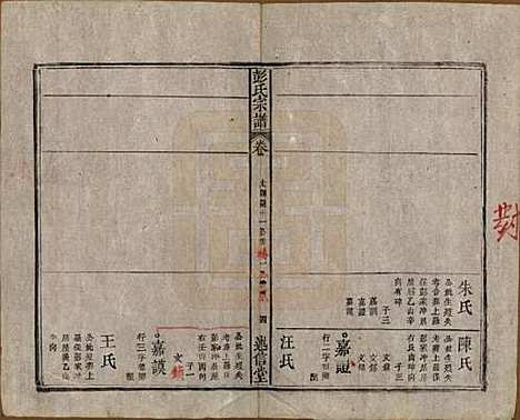 安徽[彭姓] 彭氏宗谱二十五卷首一卷末一卷 — 清同治六年（1867）_二十.pdf