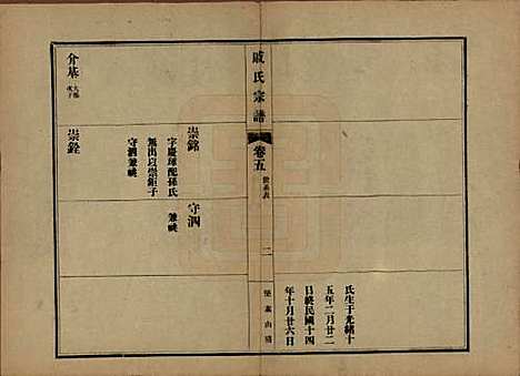 江苏[戚姓] 戚氏宗谱六卷 — 民国十八年（1929）_五.pdf