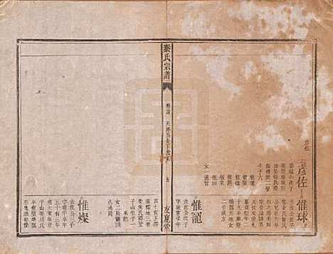 安徽[秦姓] 秦氏宗谱七卷 — 清咸丰二年（1852）_四.pdf