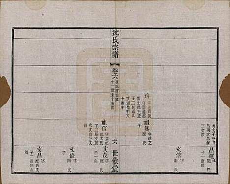 江苏[沈姓] 梁溪沈氏宗谱三十四卷首一卷 — 民国八年（1919）_六.pdf