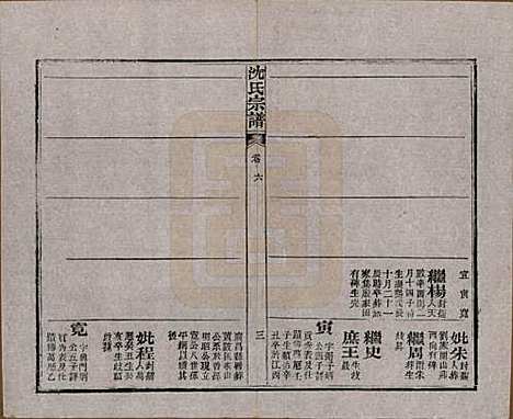 湖北[沈姓] 孝感沈氏宗谱二十四卷首一卷 — 民国八年（1919）_六.pdf