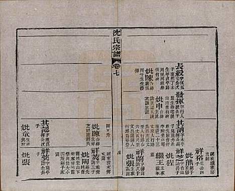 湖北[沈姓] 孝感沈氏宗谱二十四卷首一卷 — 民国八年（1919）_七.pdf