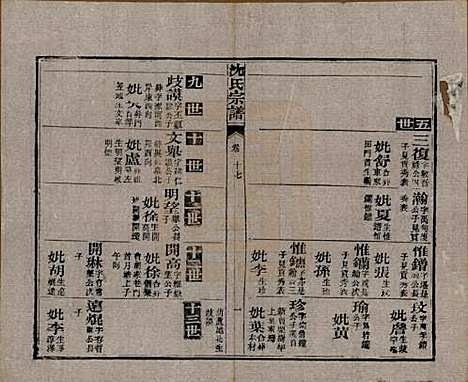 湖北[沈姓] 孝感沈氏宗谱二十四卷首一卷 — 民国八年（1919）_十七.pdf