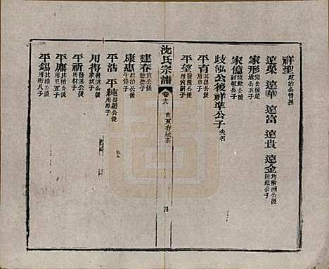 湖北[沈姓] 孝感沈氏宗谱二十四卷首一卷 — 民国八年（1919）_十八.pdf