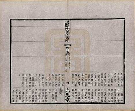 江苏[沈姓] 毘陵沈氏宗谱五卷 — 民国四年（1915）_五.pdf