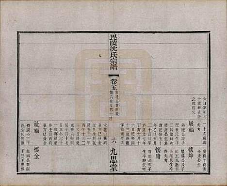 江苏[沈姓] 毘陵沈氏宗谱五卷 — 民国四年（1915）_五.pdf